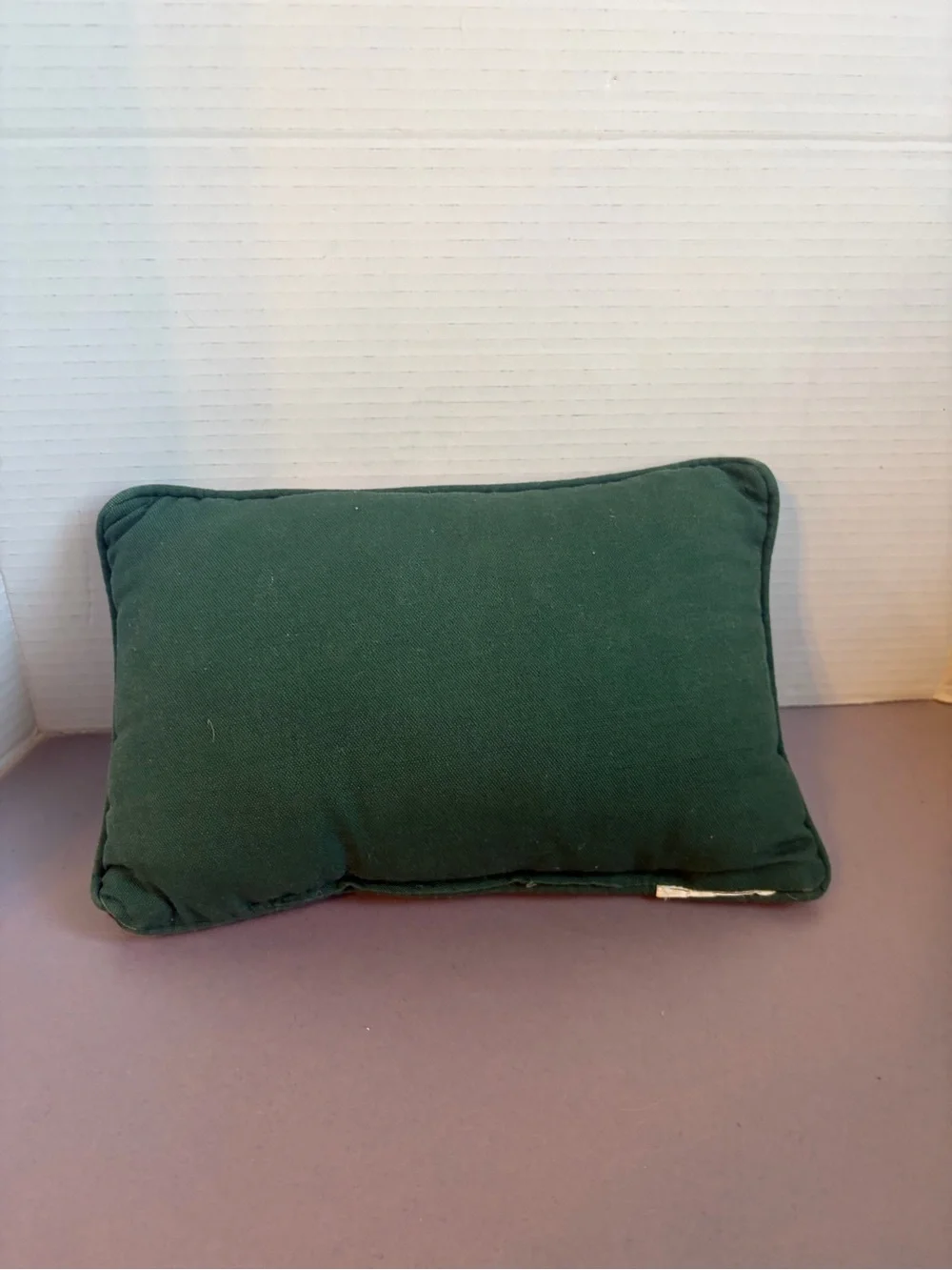 Festive 'Jingle Bells' Decorative Pillow - Red & Green